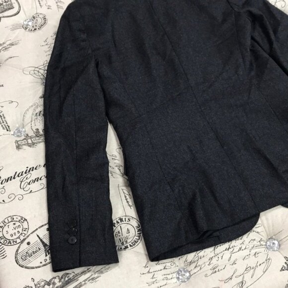 THEORY Staple Blazer in Sleek Flannel - Picture 9 of 9